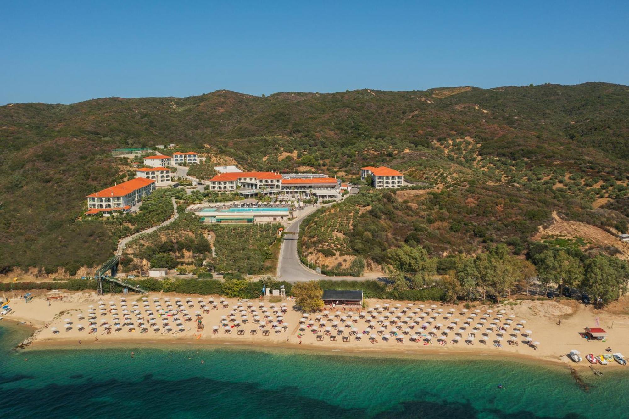 Akrathos Beach Hotel Uranopoli Exteriér fotografie
